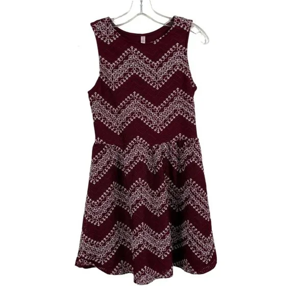 xhilaration burgundy dress Cordy | Burgundy High-Neck Maxi Dress With Scarf-Detail